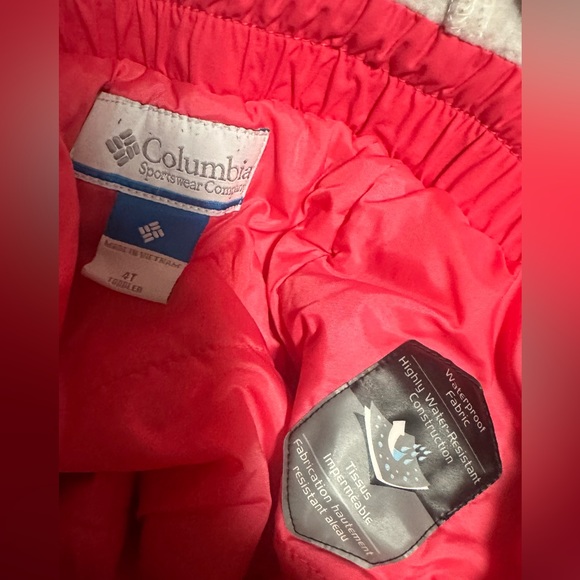 Columbia sportswear company pink  romper snow Sz 4T - Picture 13 of 15